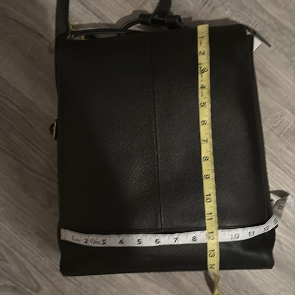 Fossil Black Leather Tote Bag - Picture 7 of 12